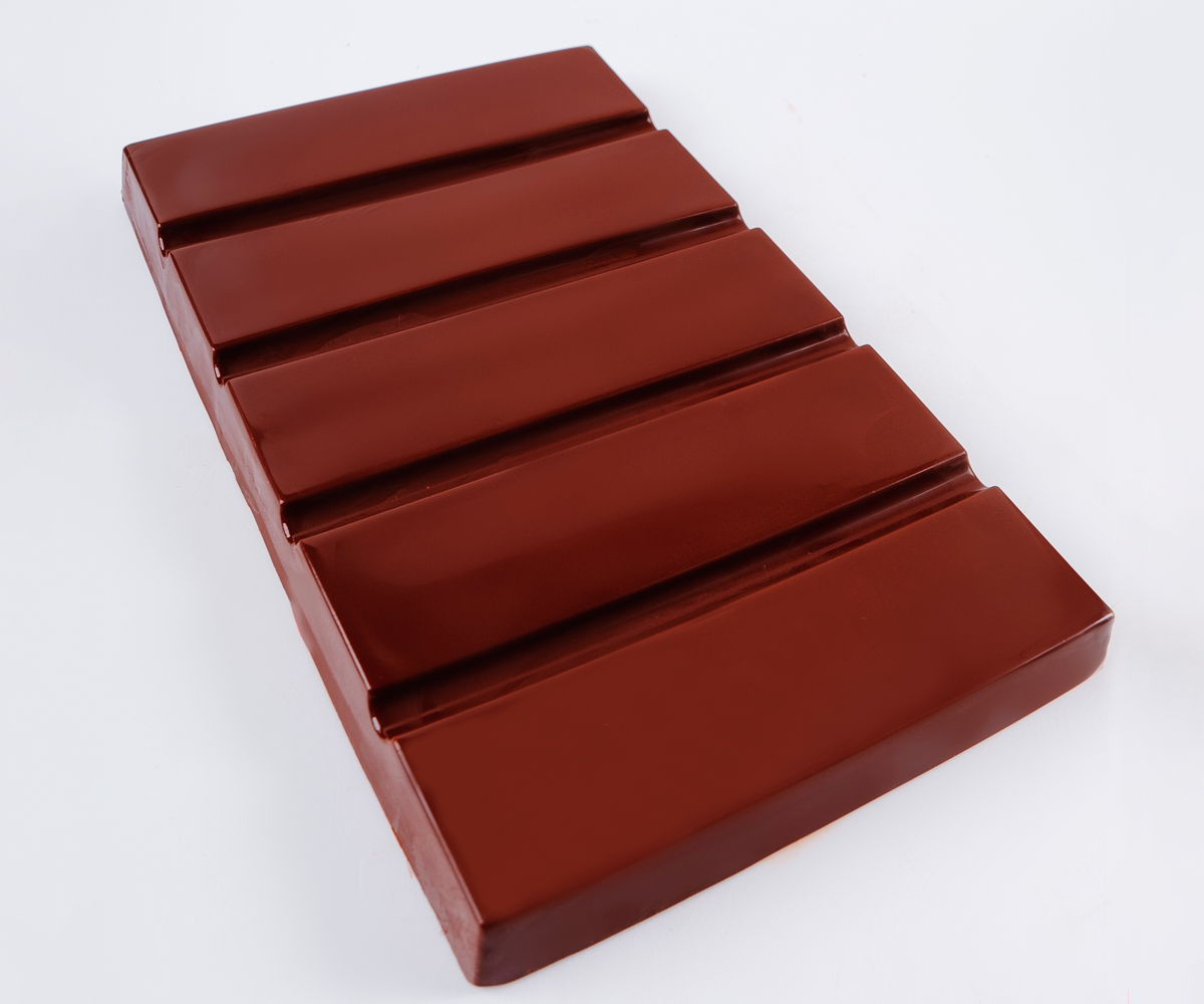 Molde de alta calidad para hacer tus propias tabletas de chocolate de 1.5 kilos .
