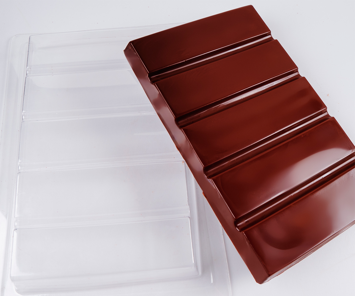 Molde de alta calidad para hacer tus propias tabletas de chocolate de 1.5 kilos.