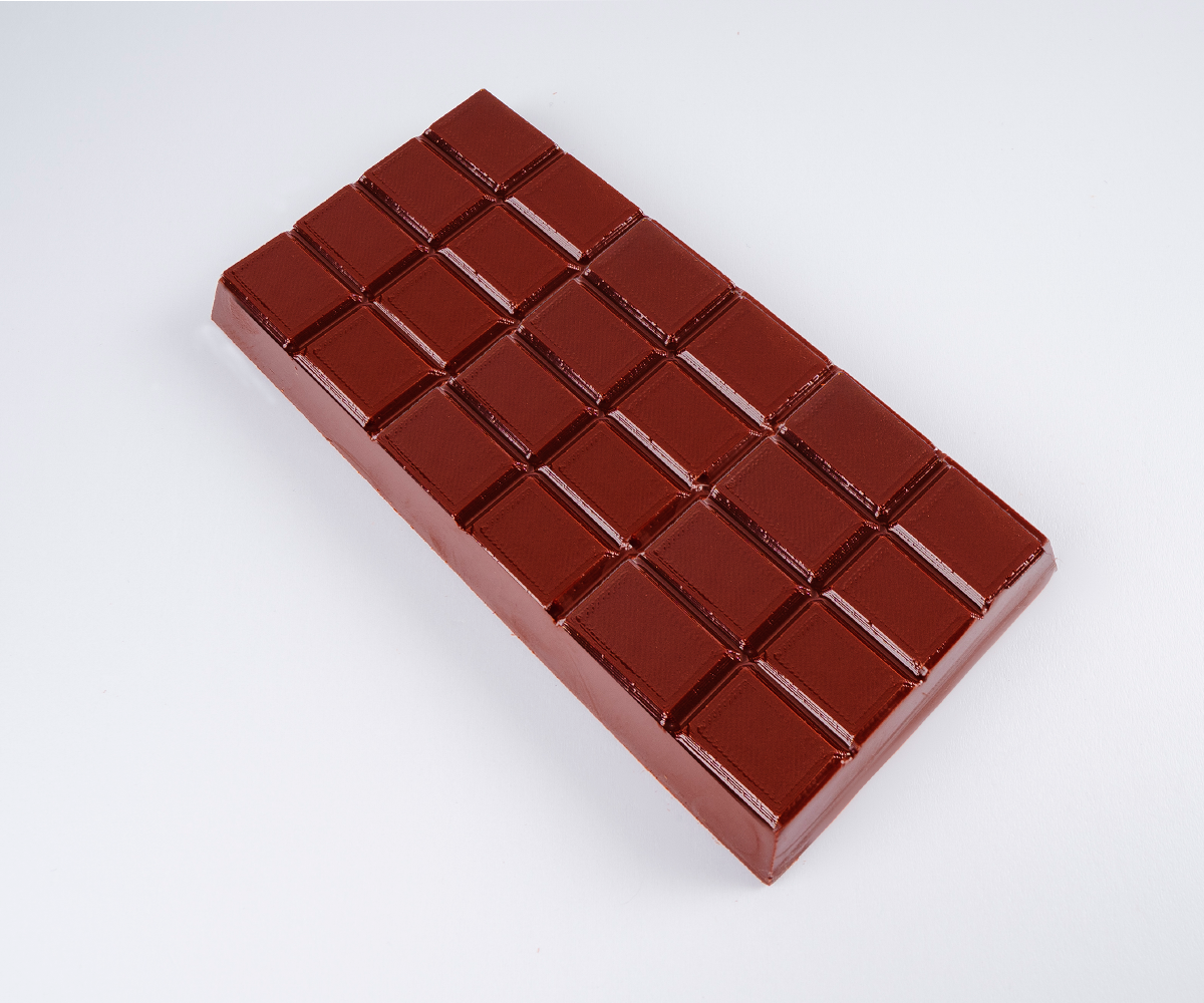 Molde de alta calidad para hacer tus propias tabletas de chocolate de 180 gramos.